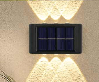 2-Pack Solar Outdoor Wall LED Light