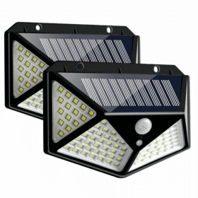 Solar Powered 100-LED Motion Activated Outdoor Light