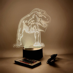 T-Rex Dinosaur LED Lamp | Novelty Lighting | Desk Lamp