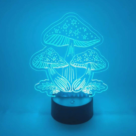 Triple Star Mushroom LED Accent Light