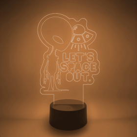 Alien UFO LED Desk Lamp | Let's Space Out Light