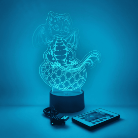 Baby Dragon LED Lamp | Fantasy Decor