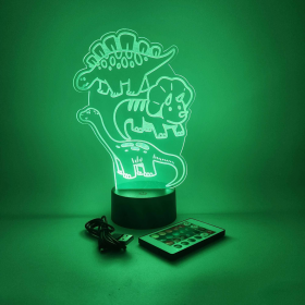 Dinosaur LED Light Lamp | Paleontology & Archaeology Gifts