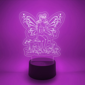 Fairy & Mushroom LED Desk Lamp | Fairycore Gift