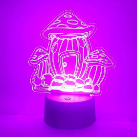 Fairy House Mushroom Lamp | Fairycore Gift | LED Light