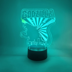 Godzilla Attack LED Light Lamp | Gifts for Godzilla Fans