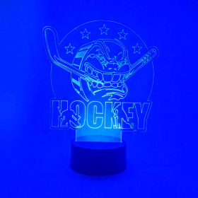 Hockey Lamp | LED Light | Gift for Hockey Players & Fans