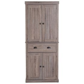 Farmhouse 6ft  Kitchen / Bathroom Storage Pantry Drawer Cabinet Wood Grain