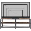 55-inch Industrial Style Metal Wood TV Stand for TV up to 65-inch