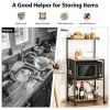 4-Tier Kitchen Baker's Rack on Wheels