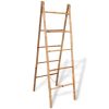 Double Towel Ladder with 5 Rungs Bamboo 19.7"x63"