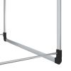 Telescopic Wardrobe Hanging Rail Silver