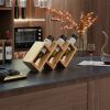 3 Bottles of Table Wine Rack/Solid wood wine rack /Home wine rack//Living room wine rack/ PINE