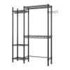 The Washer and Dryer Storage Shelf, Wire Garment Rack Heavy Duty Clothes Rack, Closet Organizer Metal Garment Rack Portable Clothes Hanger Home Shelf