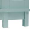 Green Bathroom Cabinet Triangle Corner Storage Cabinet with Adjustable Shelf Modern Style MDF