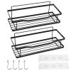 2 Tier Shower Caddy Shelf Holder Bathroom Kitchen Storage Rack