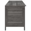 Patio Storage Box Anthracite 78.1"x19.7"x22.2" Solid Wood Fir