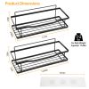 2 Tier Shower Caddy Shelf Holder Bathroom Kitchen Storage Rack