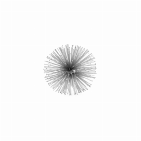 Pilluelo Urchin Sphere (Color: Silver, size: small)