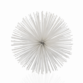 Erizo Spiked Sphere (Color: White, size: large)