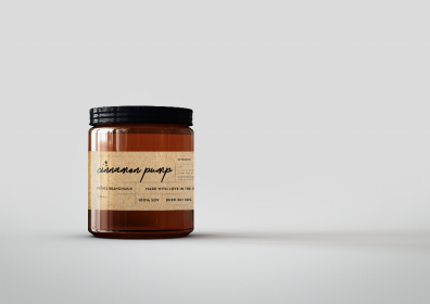 Cinnamon Pump Candle (size: 4 oz)