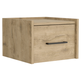 Boa Floating Nightstand (Color: Macadamia)