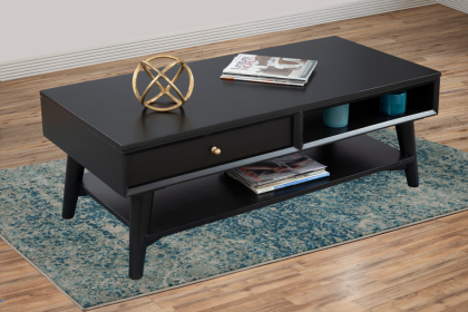 Flynn Coffee Table (Color: Black)