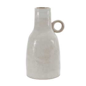 Ceramic Jug Vase (size: 11.25"H)