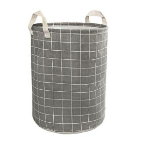 Nordic Style Household Storage Basket Laundry Hamper (Color: Gray, Type: Storage Bag)