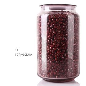 Household Kitchen Spice Storage Tank Nut Grain Storage Box (Option: Ice Pink-1L)