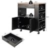 Rolling Storage Cabinet Kitchen Cart For Home And Bar Commercial Usage