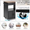 Rolling Storage Cabinet Kitchen Cart For Home And Bar Commercial Usage