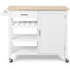 Rolling Storage Cabinet Kitchen Cart For Home And Bar Commercial Usage