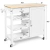 Rolling Storage Cabinet Kitchen Cart For Home And Bar Commercial Usage