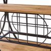 Kitchen Cart 3-Drawer Removable Storage Rack Trolley Cart with Rolling Wheels