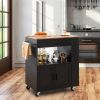 Rolling Storage Cabinet Kitchen Cart For Home And Bar Commercial Usage