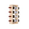 4 Bottle wall wine rack/wine racks countertop/Solid wood wine rack /Home wine rack/Living room wine rack/ PINE