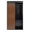 71-inch High wardrobe and cabinet, Clothes Locker, classic sliding barn door armoscope, locker, organizer for bedroom, cloakroom, living room